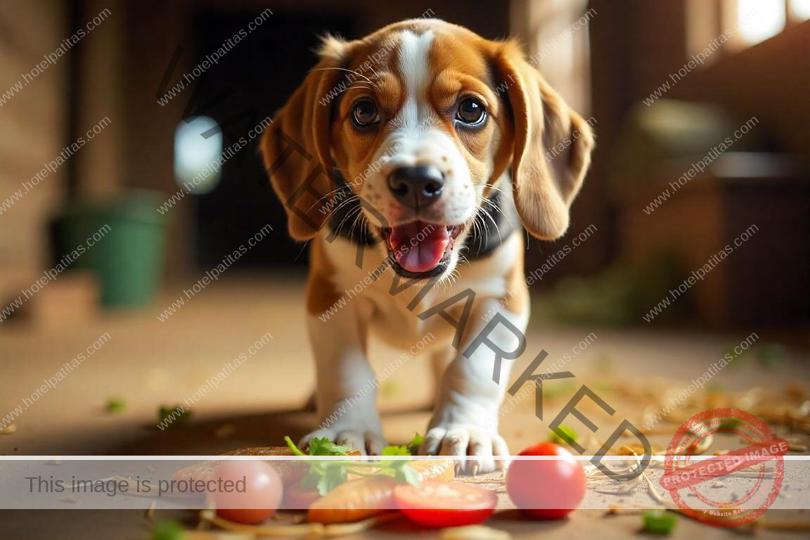 Alimentos naturales saludables para perros en Hotel Patitas Albox.