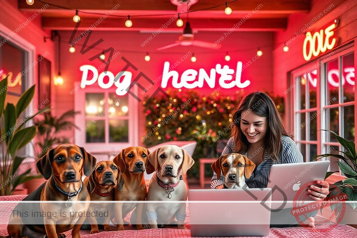 Perro feliz descansando en Hotel Patitas, el mejor hotel canino en Albox con cuidado personalizado