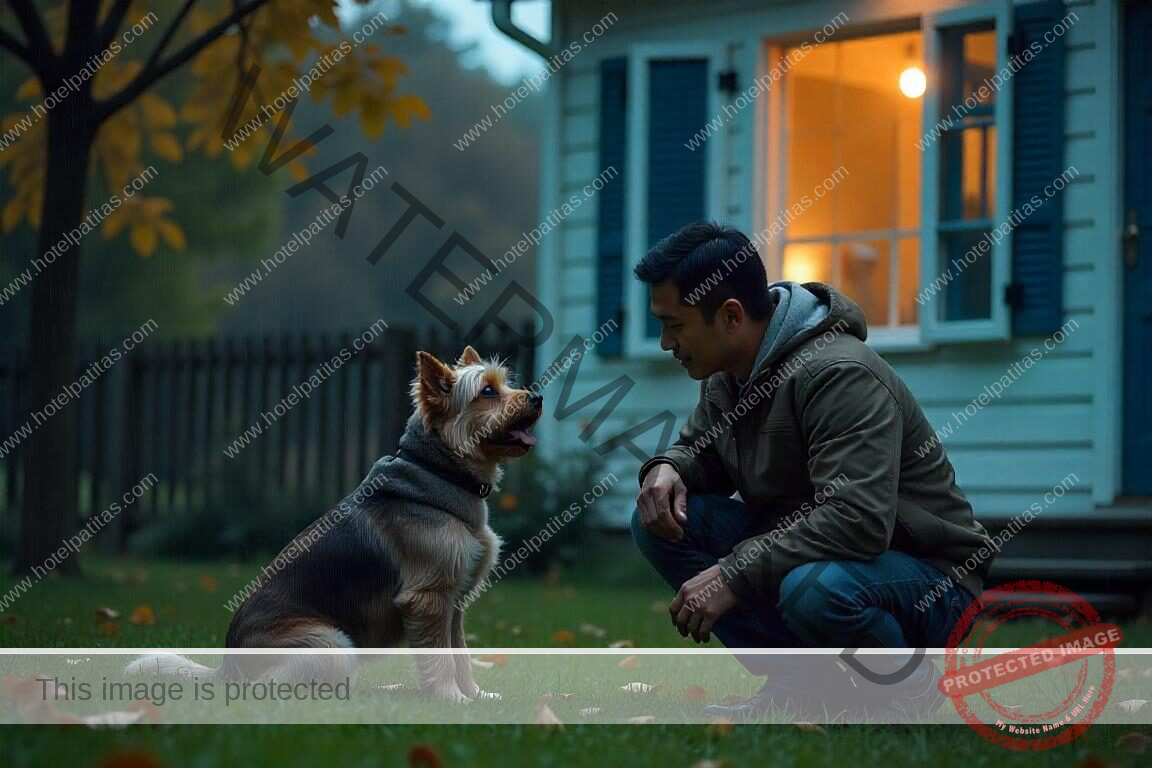 Perro disfrutando en el jardín de Hotel Canino Patitas, un hotel canino cerca de Turre con atención personalizada